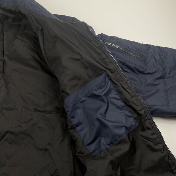 I. Spiewak And Sons Quilted Insulated Jacket Men’s L Black Full Zip Polyester - Picture 9 of 13